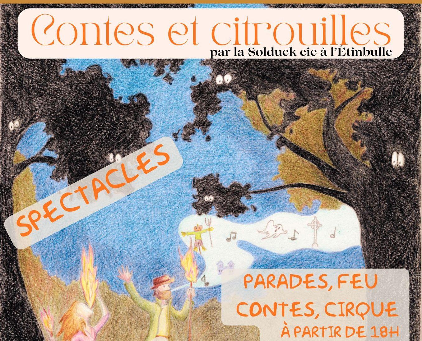 affiche contes et citrouilles